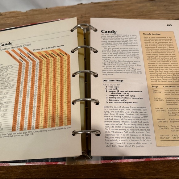 Vintage Better Homes & Gardens New Cook Book 1984 5-Ring Binder 9th Edition - Picture 8 of 12